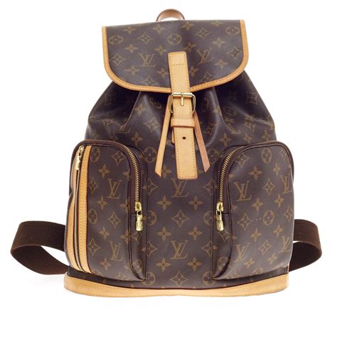 louis vuitton bosphore monogram coated canvas backpack|louis vuitton backpack real.